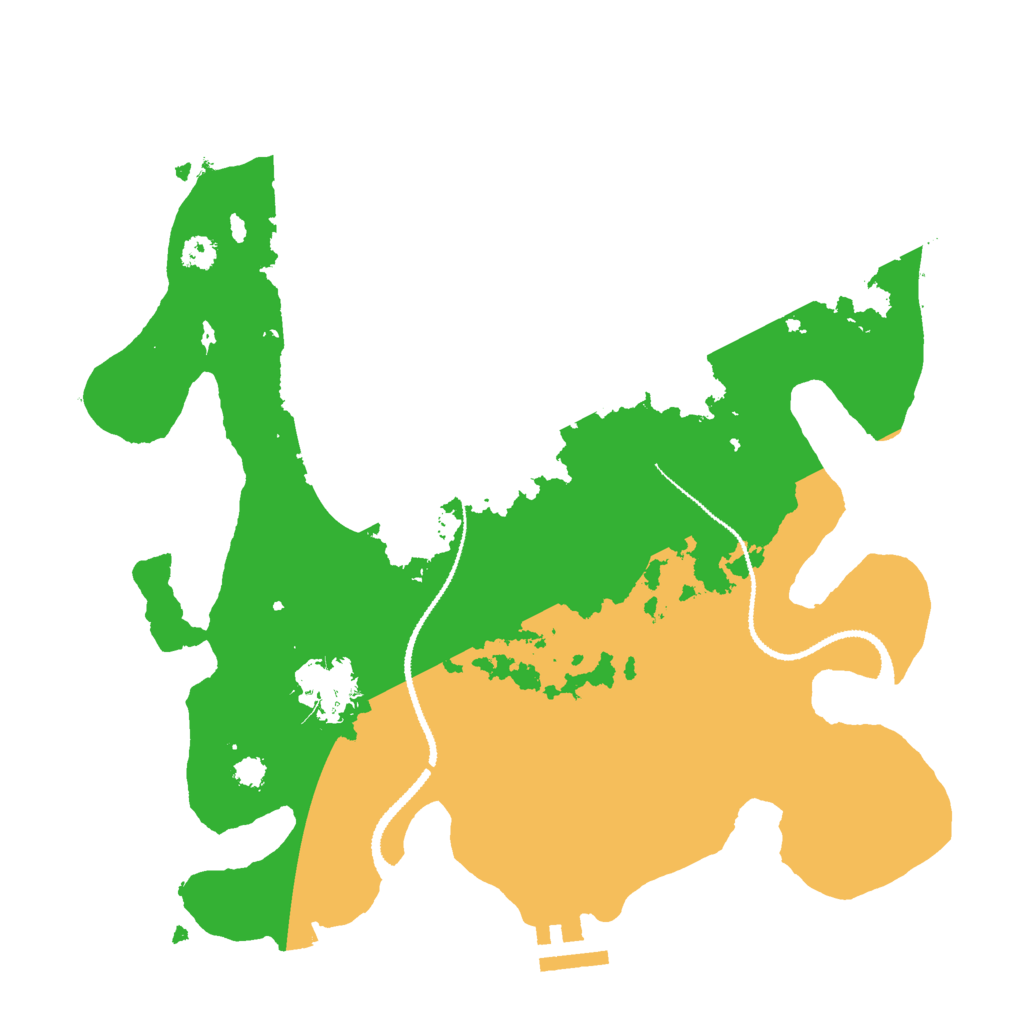 Biome Rust Map: Procedural Map, Size: 3000, Seed: 1500166344