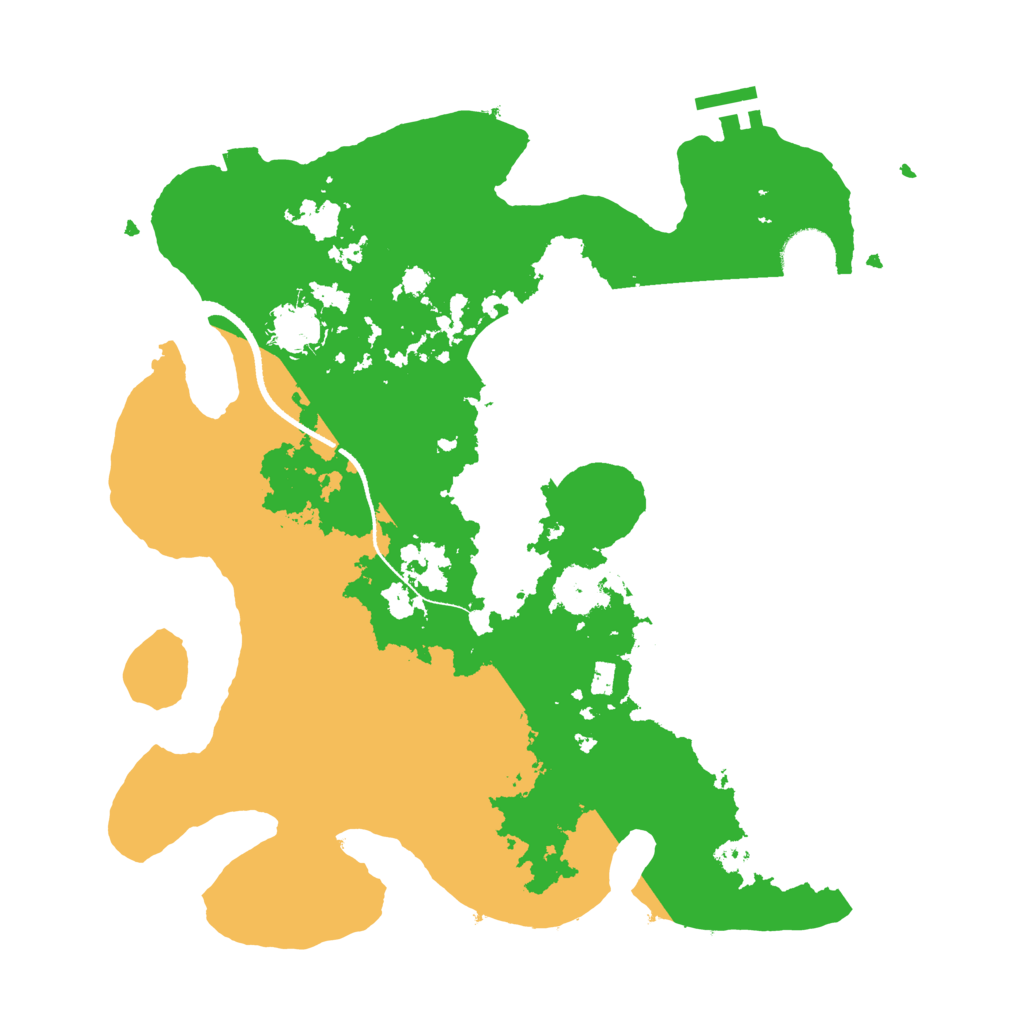 Biome Rust Map: Procedural Map, Size: 3350, Seed: 456457