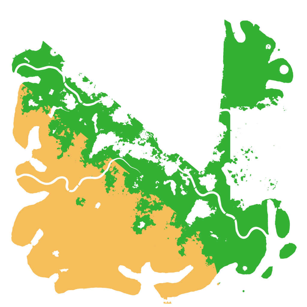 Biome Rust Map: Procedural Map, Size: 6000, Seed: 694559