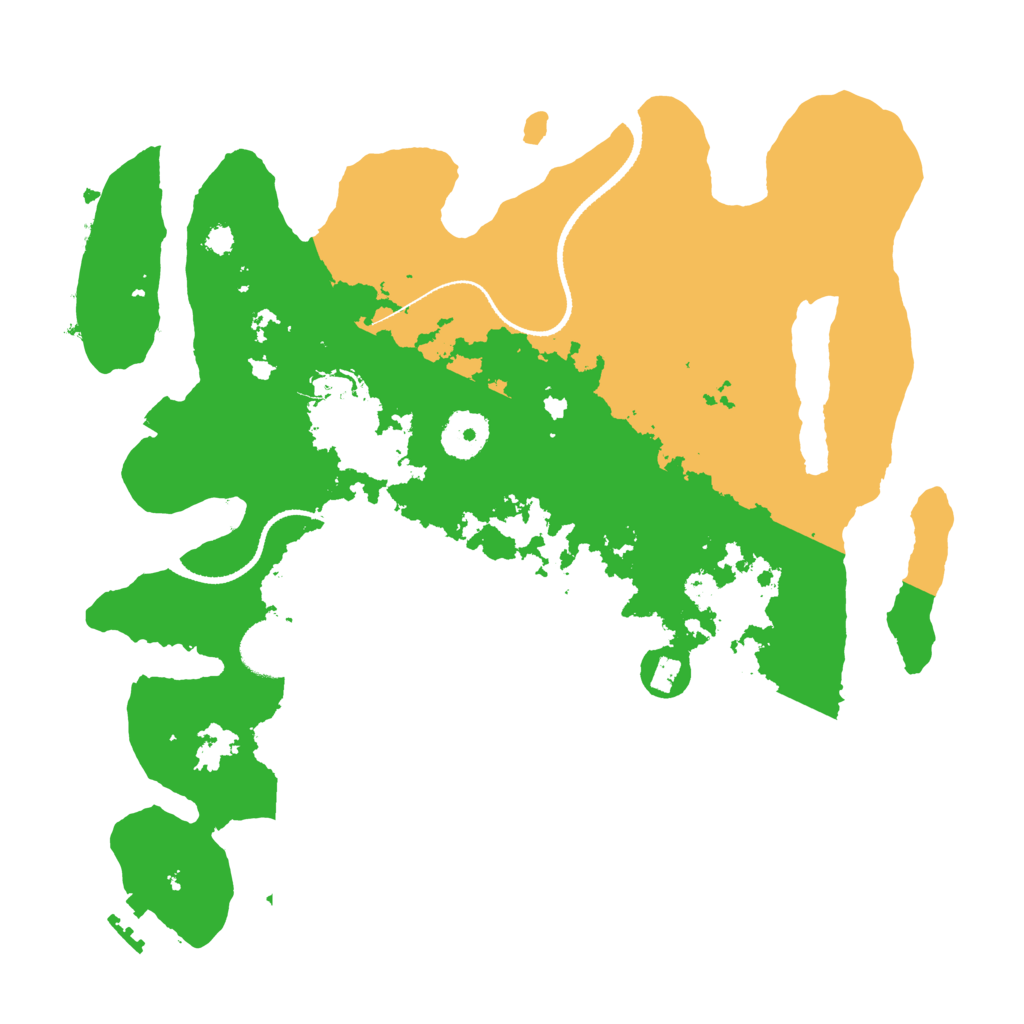 Biome Rust Map: Procedural Map, Size: 3250, Seed: 1543504954