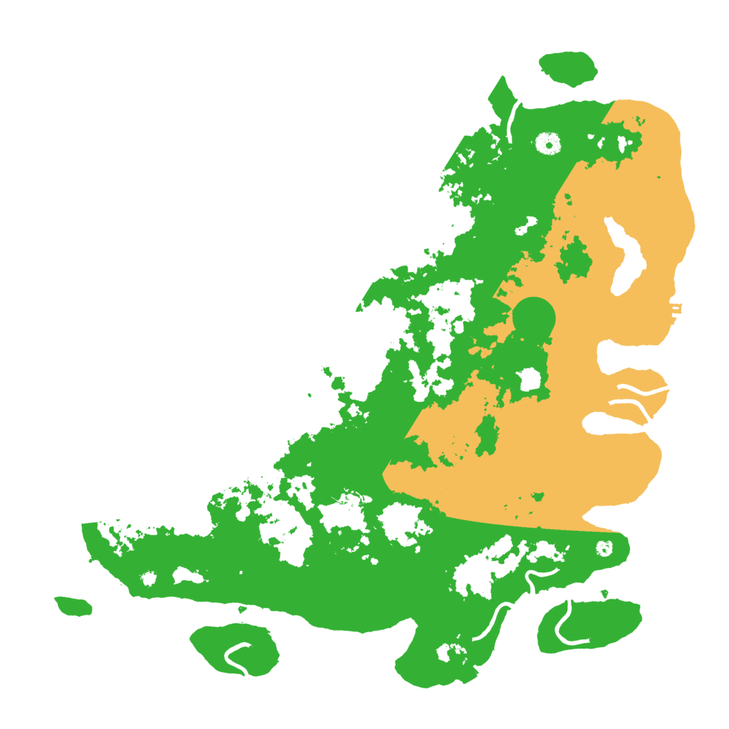 Biome Rust Map: Procedural Map, Size: 4500, Seed: 635654913