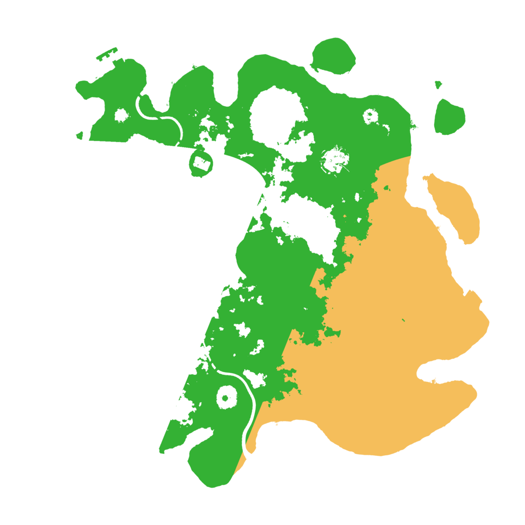 Biome Rust Map: Procedural Map, Size: 3500, Seed: 78461623