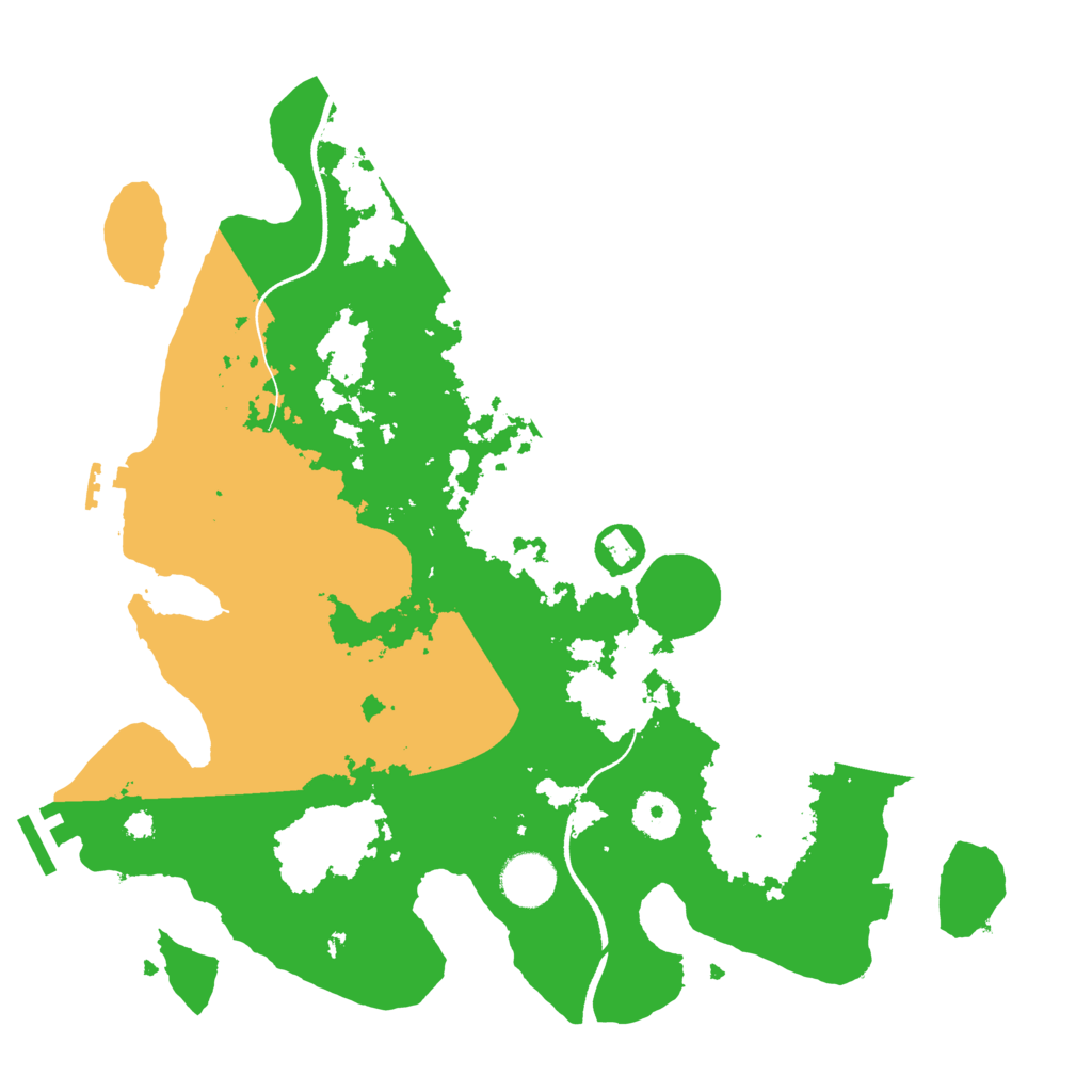 Biome Rust Map: Procedural Map, Size: 3500, Seed: 660314896