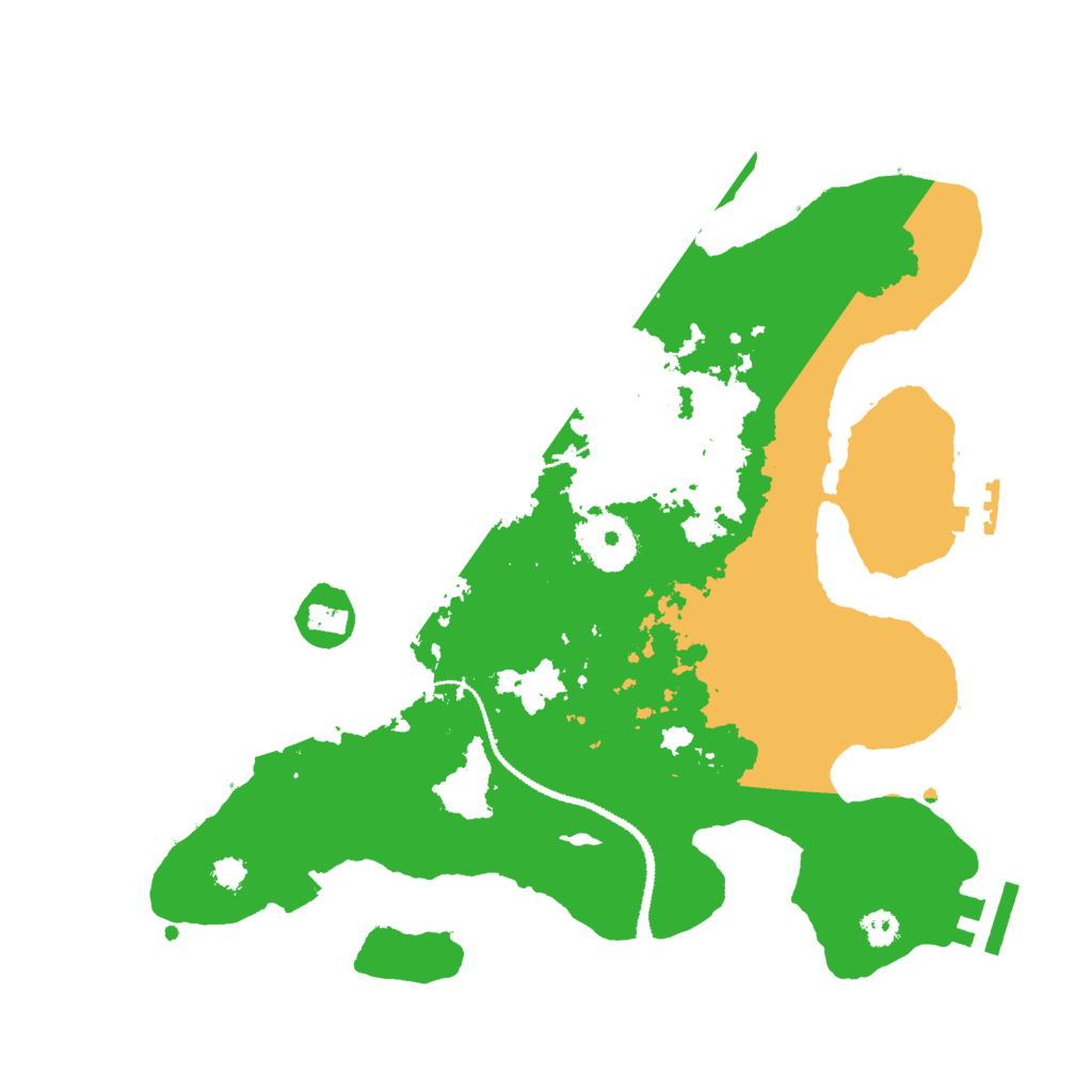 Biome Rust Map: Procedural Map, Size: 3000, Seed: 1800846595
