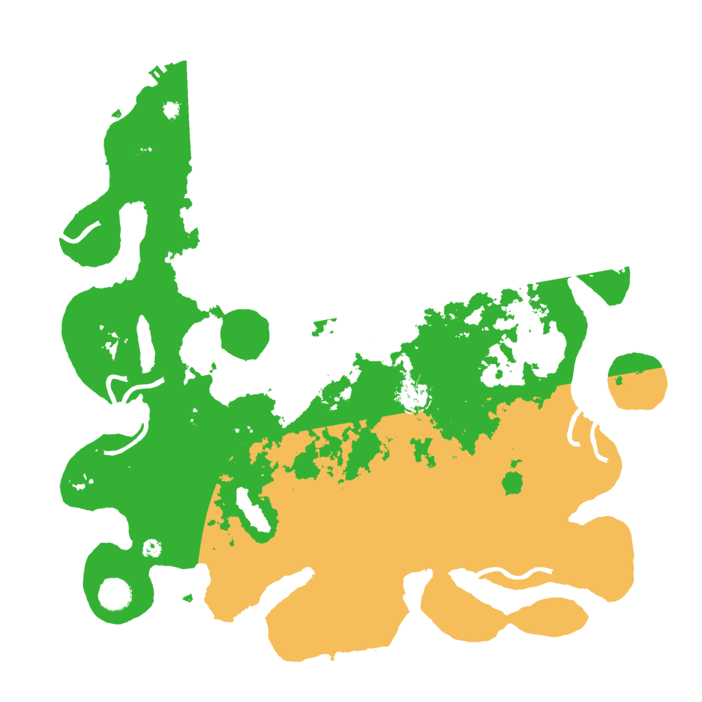 Biome Rust Map: Procedural Map, Size: 3800, Seed: 446542294