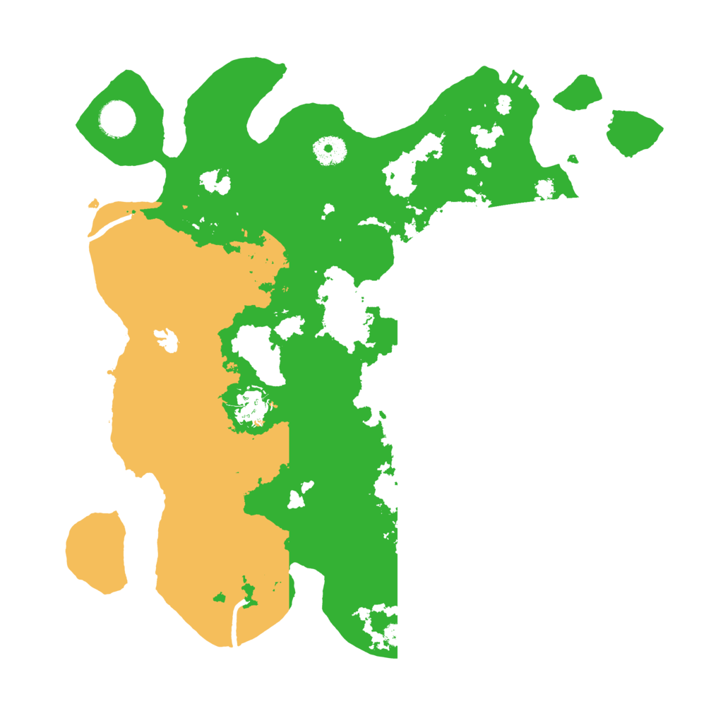 Biome Rust Map: Procedural Map, Size: 3500, Seed: 6150