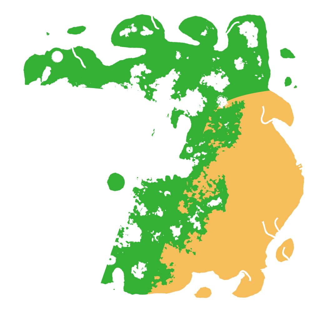 Biome Rust Map: Procedural Map, Size: 5000, Seed: 188690027