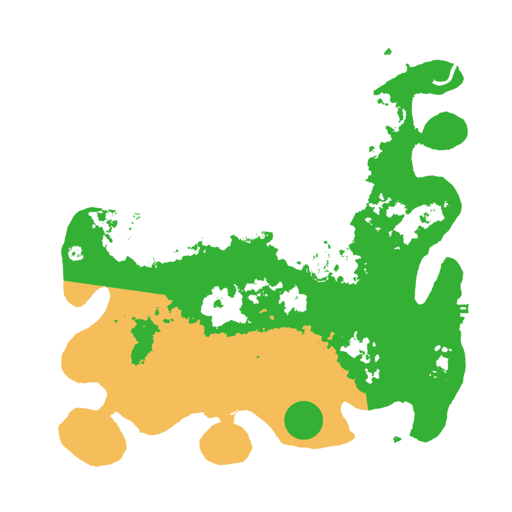 Biome Rust Map: Procedural Map, Size: 3500, Seed: 712373