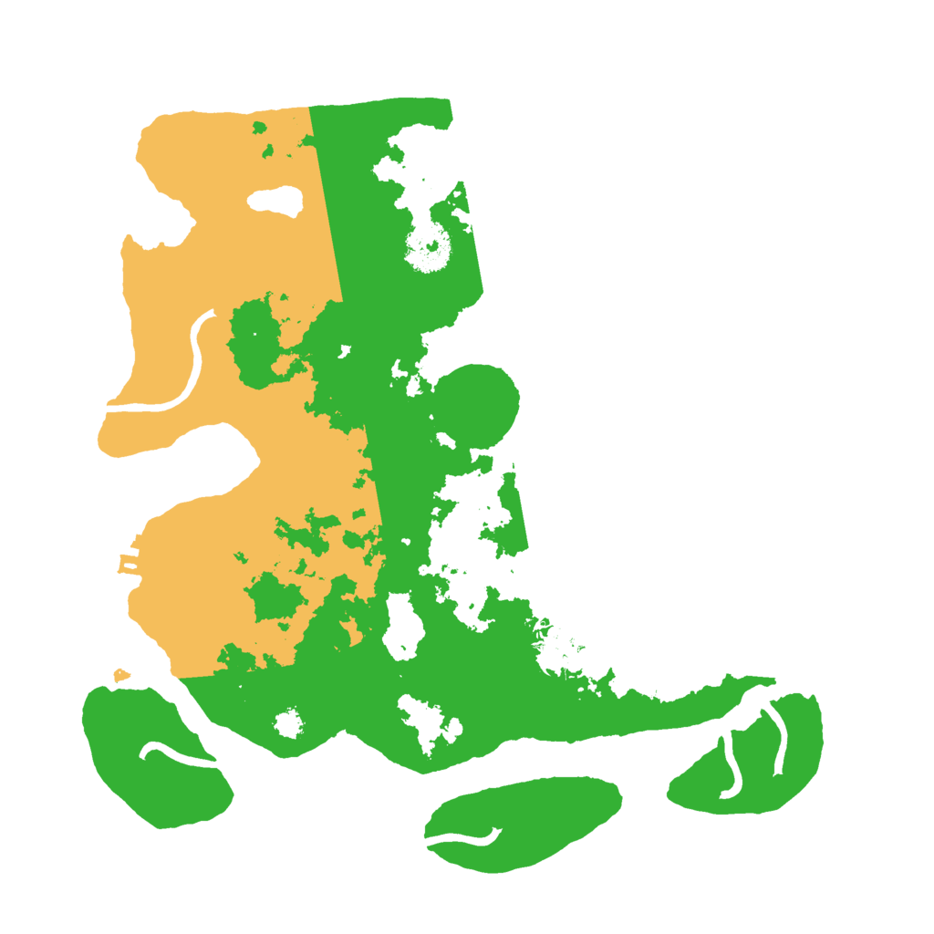 Biome Rust Map: Procedural Map, Size: 3000, Seed: 302227691