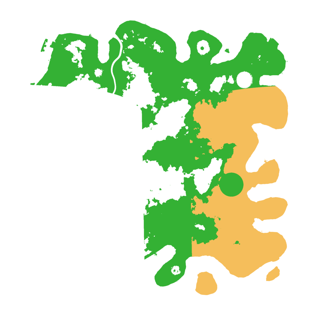 Biome Rust Map: Procedural Map, Size: 3500, Seed: 5000000