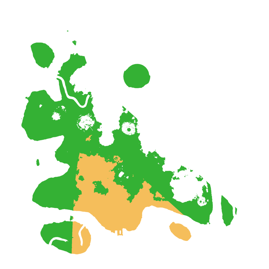 Biome Rust Map: Procedural Map, Size: 3000, Seed: 372332873