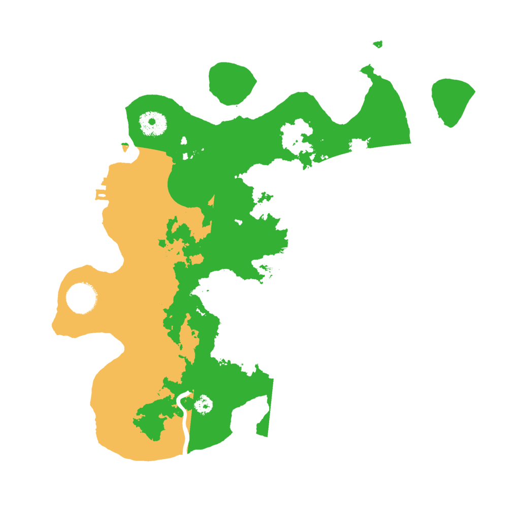 Biome Rust Map: Procedural Map, Size: 3000, Seed: 1623332