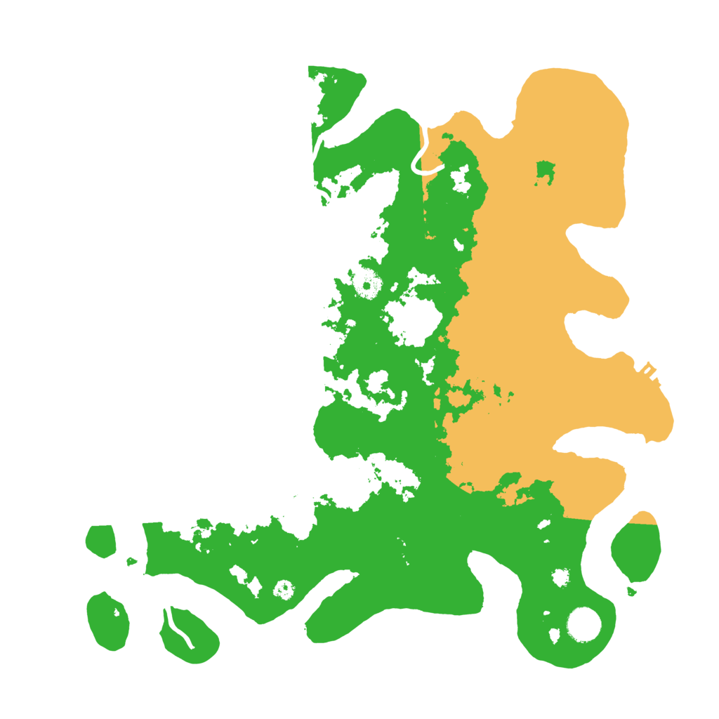 Biome Rust Map: Procedural Map, Size: 3700, Seed: 1937801710