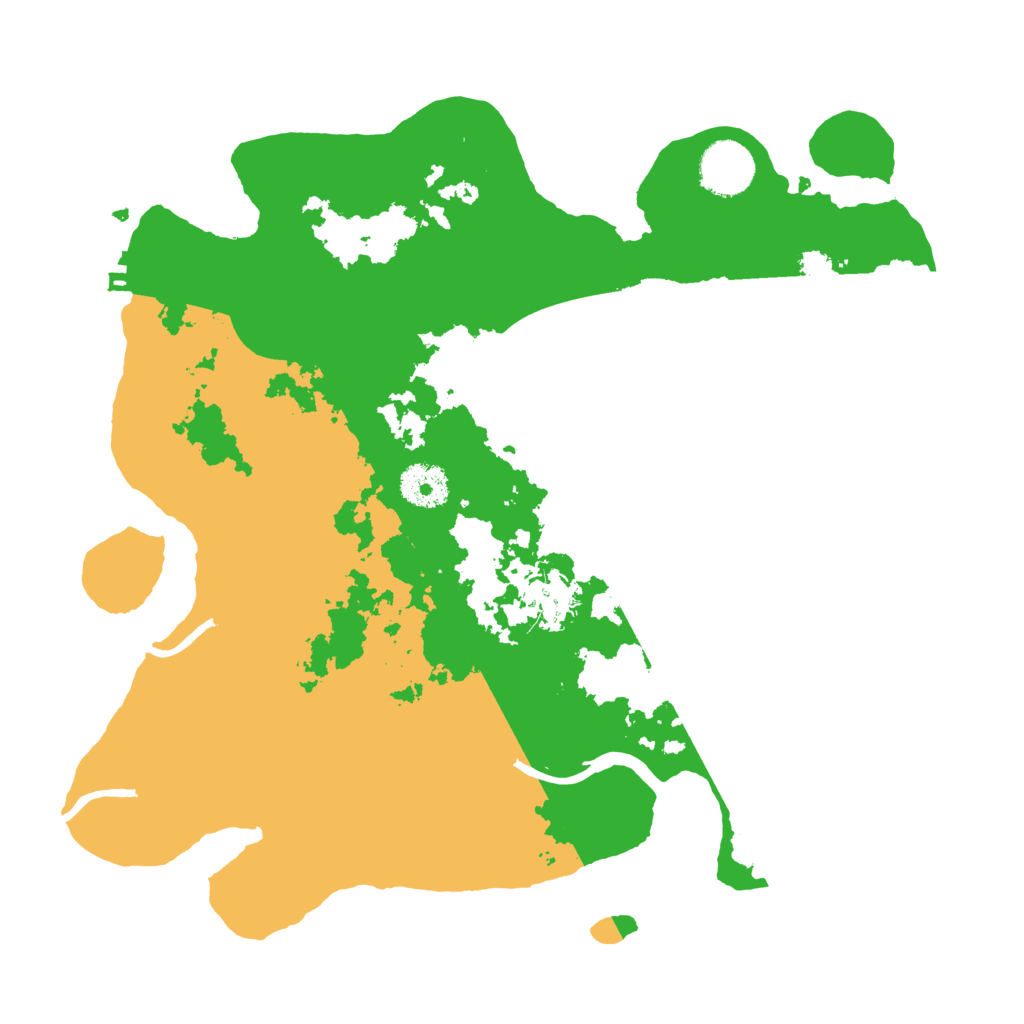 Biome Rust Map: Procedural Map, Size: 3300, Seed: 955455092