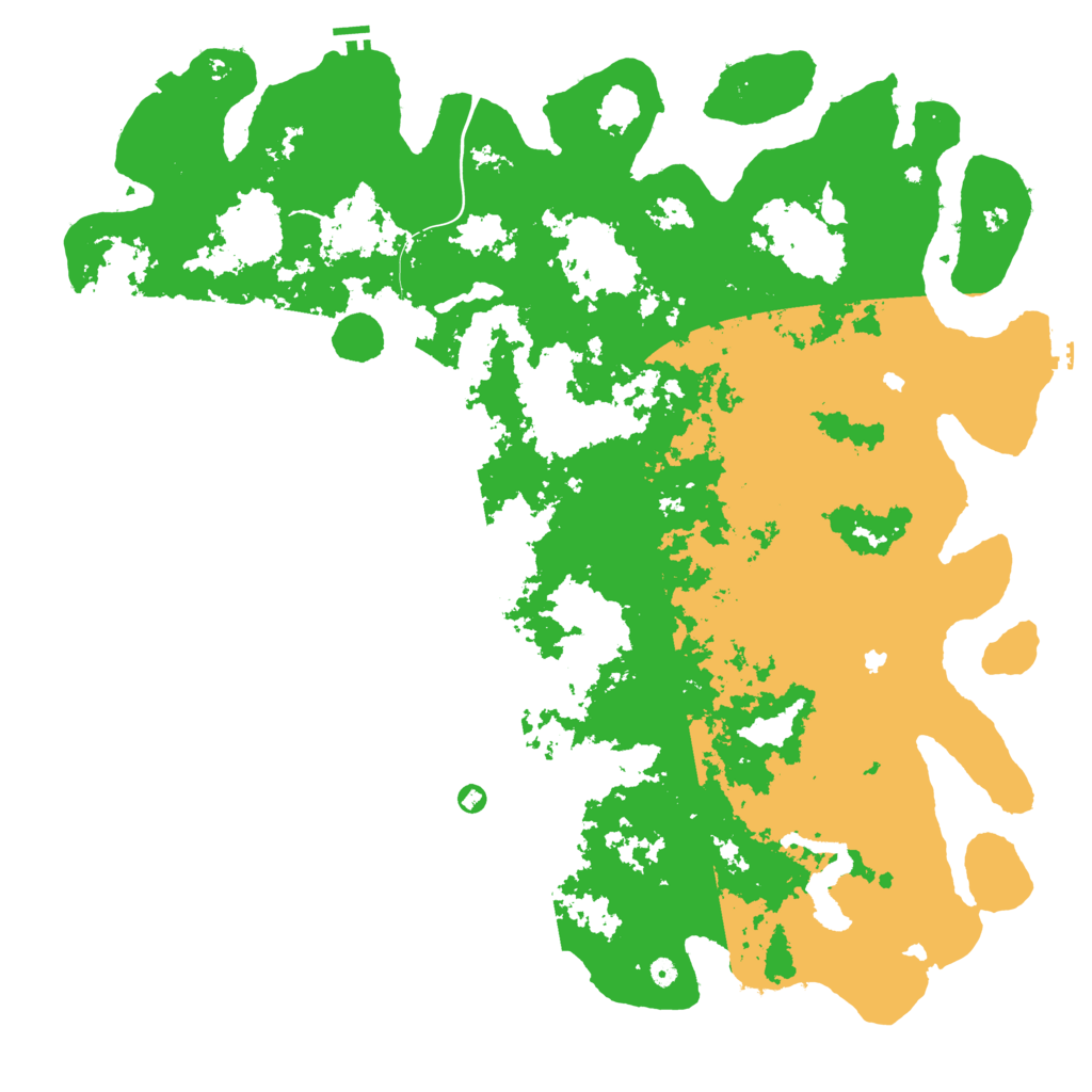 Biome Rust Map: Procedural Map, Size: 6000, Seed: 59825