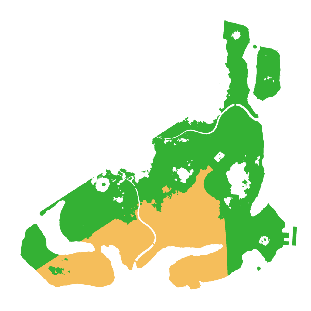 Biome Rust Map: Procedural Map, Size: 3300, Seed: 76038290