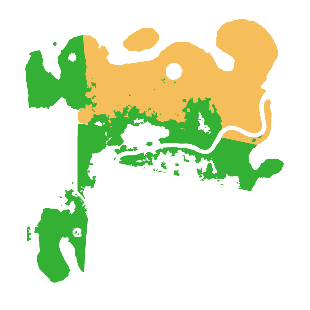 Biome Rust Map: Procedural Map, Size: 3300, Seed: 1617077546