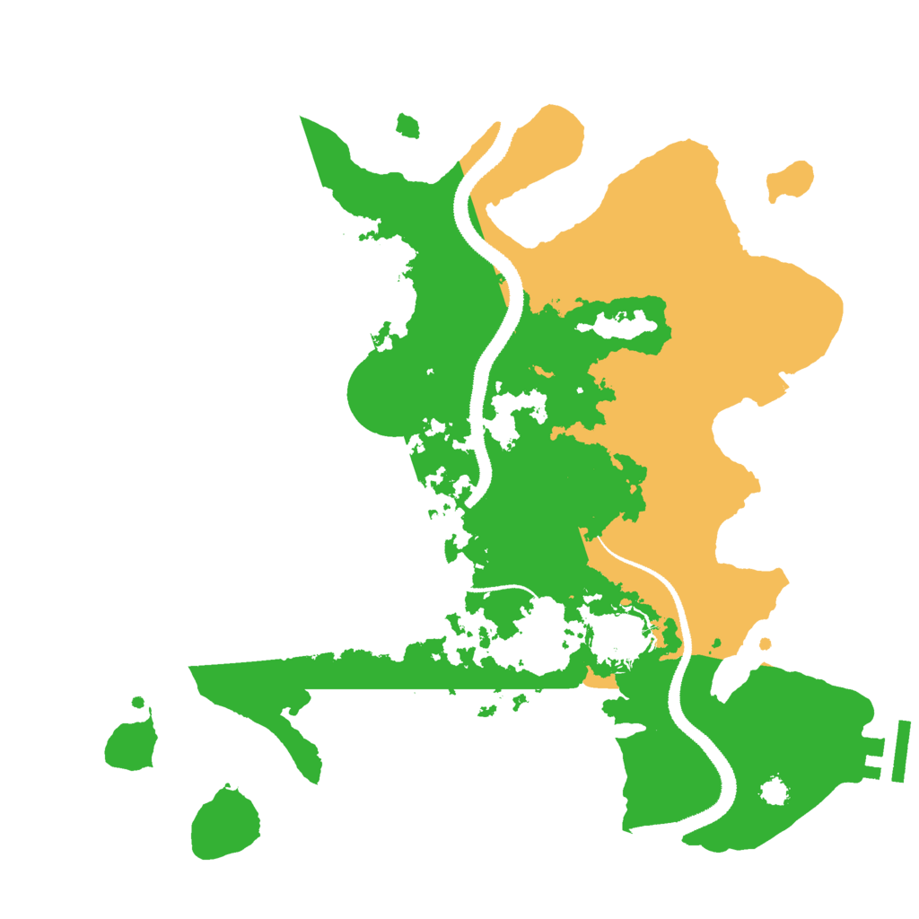 Biome Rust Map: Procedural Map, Size: 3000, Seed: 626917058