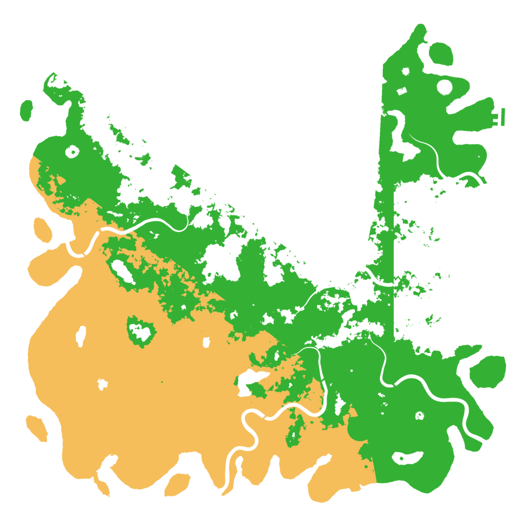 Biome Rust Map: Procedural Map, Size: 6000, Seed: 2090842641