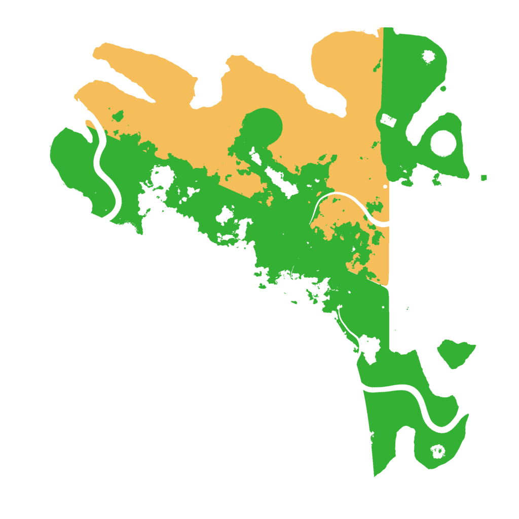 Biome Rust Map: Procedural Map, Size: 3700, Seed: 857148330