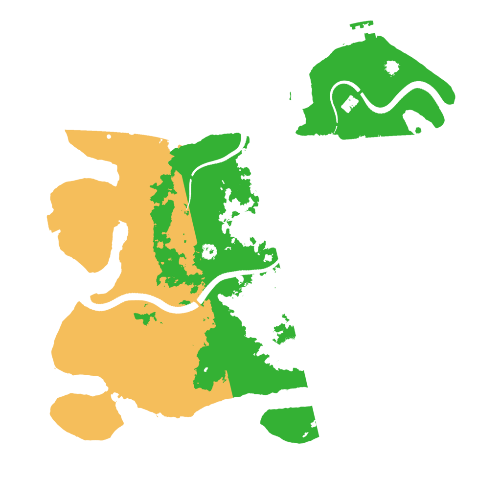 Biome Rust Map: Procedural Map, Size: 3250, Seed: 1091062905