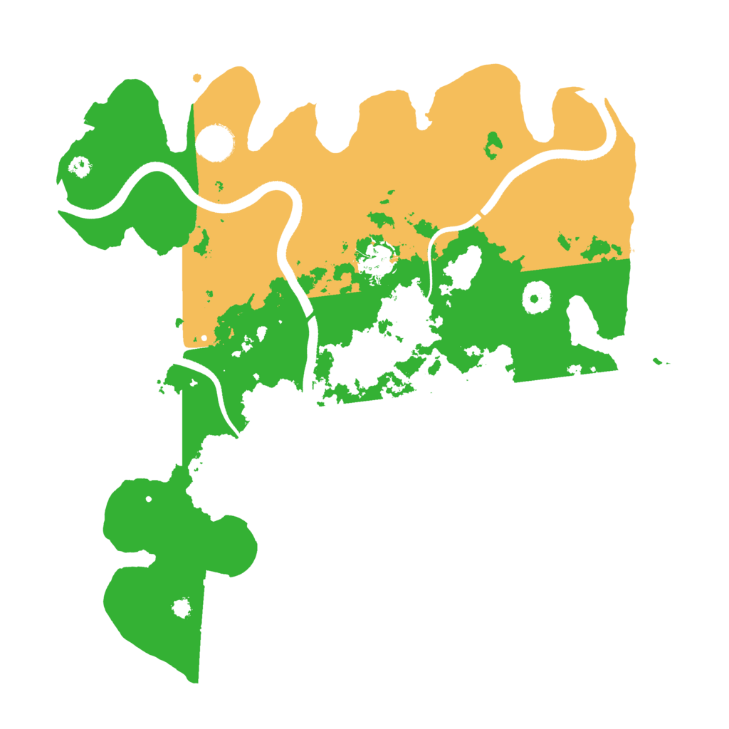 Biome Rust Map: Procedural Map, Size: 3500, Seed: 2105487566