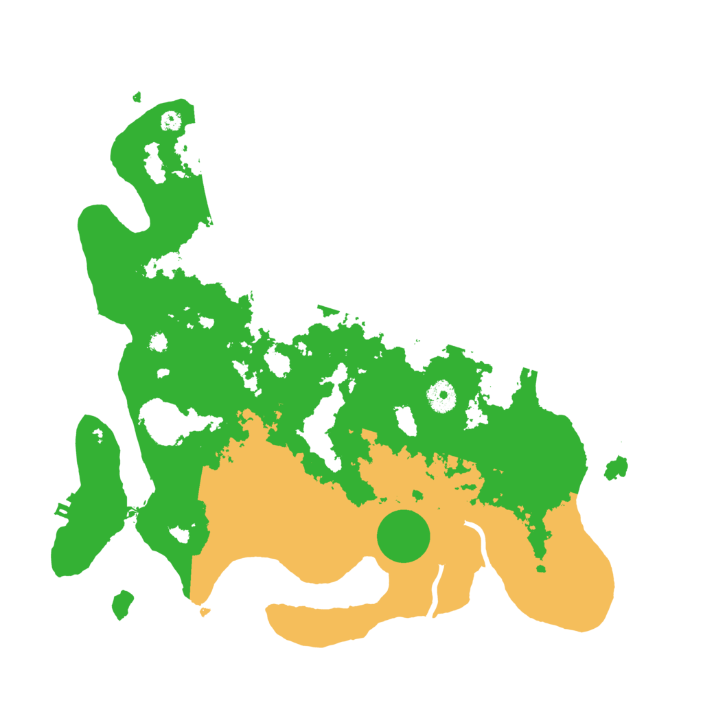 Biome Rust Map: Procedural Map, Size: 3500, Seed: 436542102