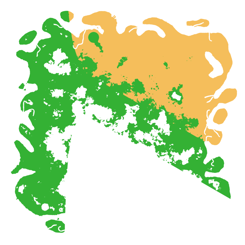 Biome Rust Map: Procedural Map, Size: 6000, Seed: 91745235