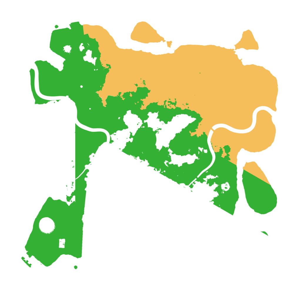 Biome Rust Map: Procedural Map, Size: 3500, Seed: 1115419362