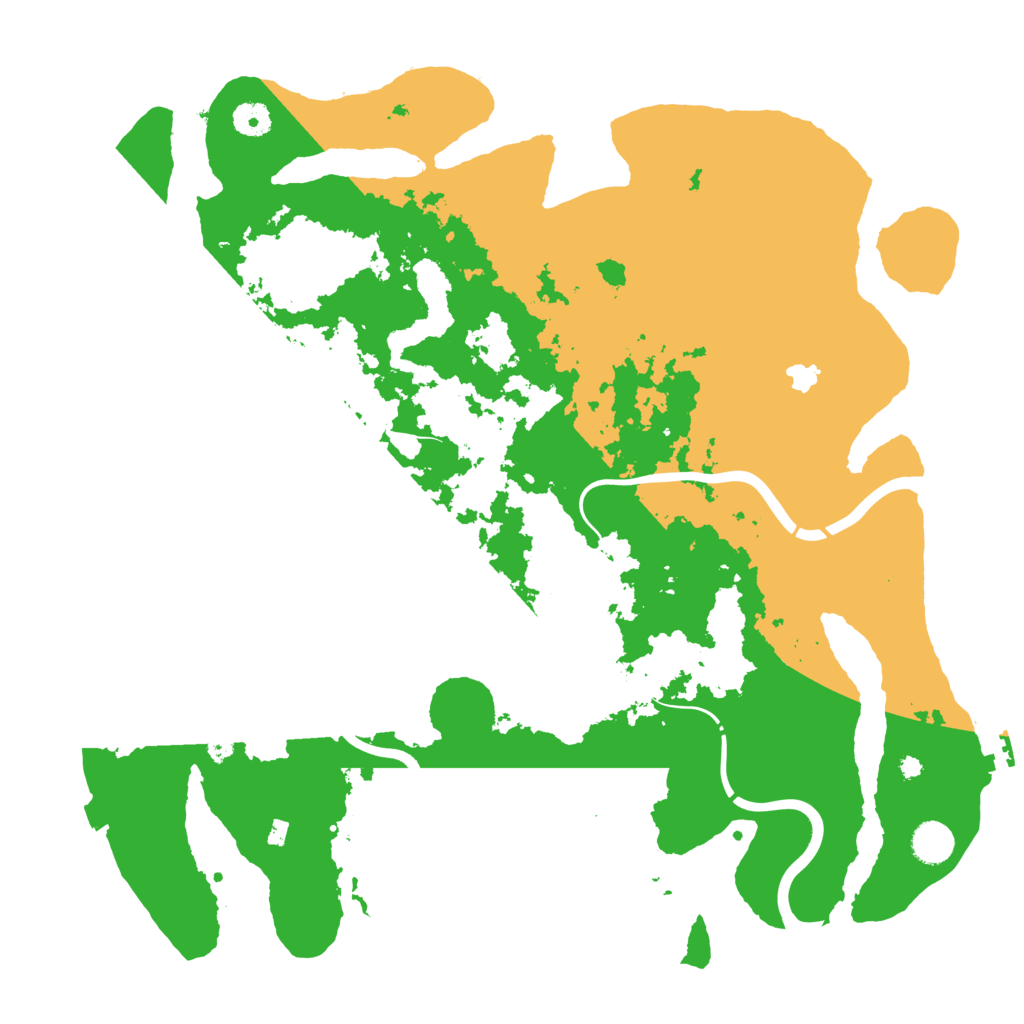 Biome Rust Map: Procedural Map, Size: 4250, Seed: 97189351