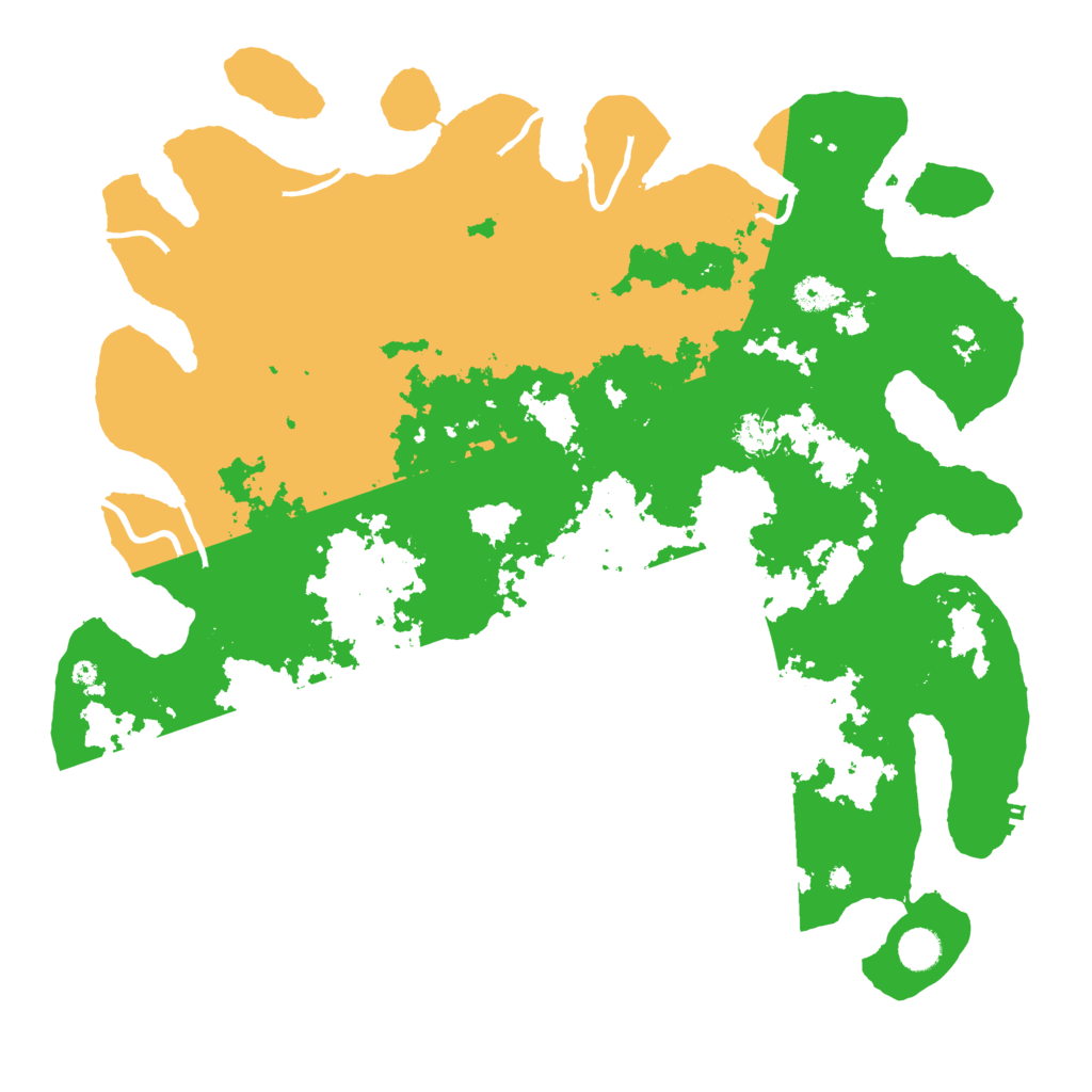 Biome Rust Map: Procedural Map, Size: 4500, Seed: 108766495