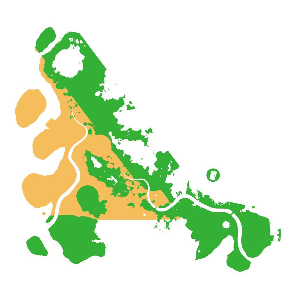 Biome Rust Map: Procedural Map, Size: 3500, Seed: 458764573