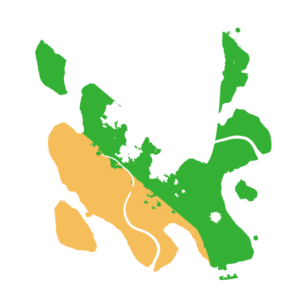 Biome Rust Map: Procedural Map, Size: 2500, Seed: 1645698235