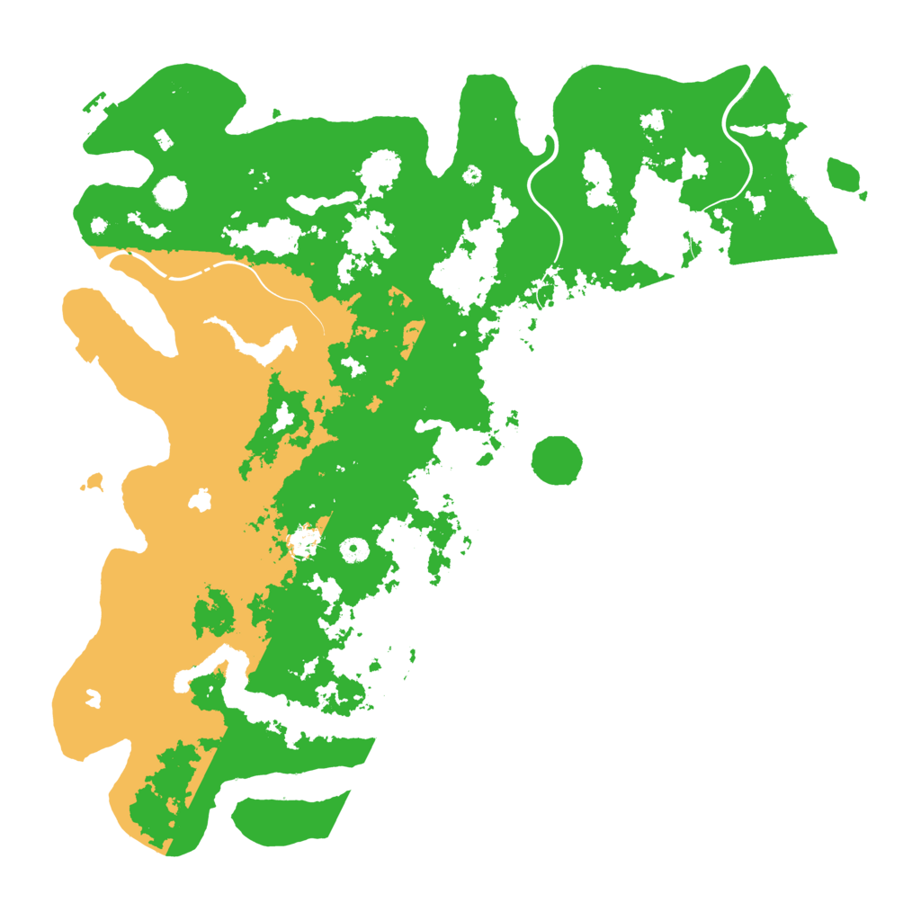 Biome Rust Map: Procedural Map, Size: 5000, Seed: 6345623