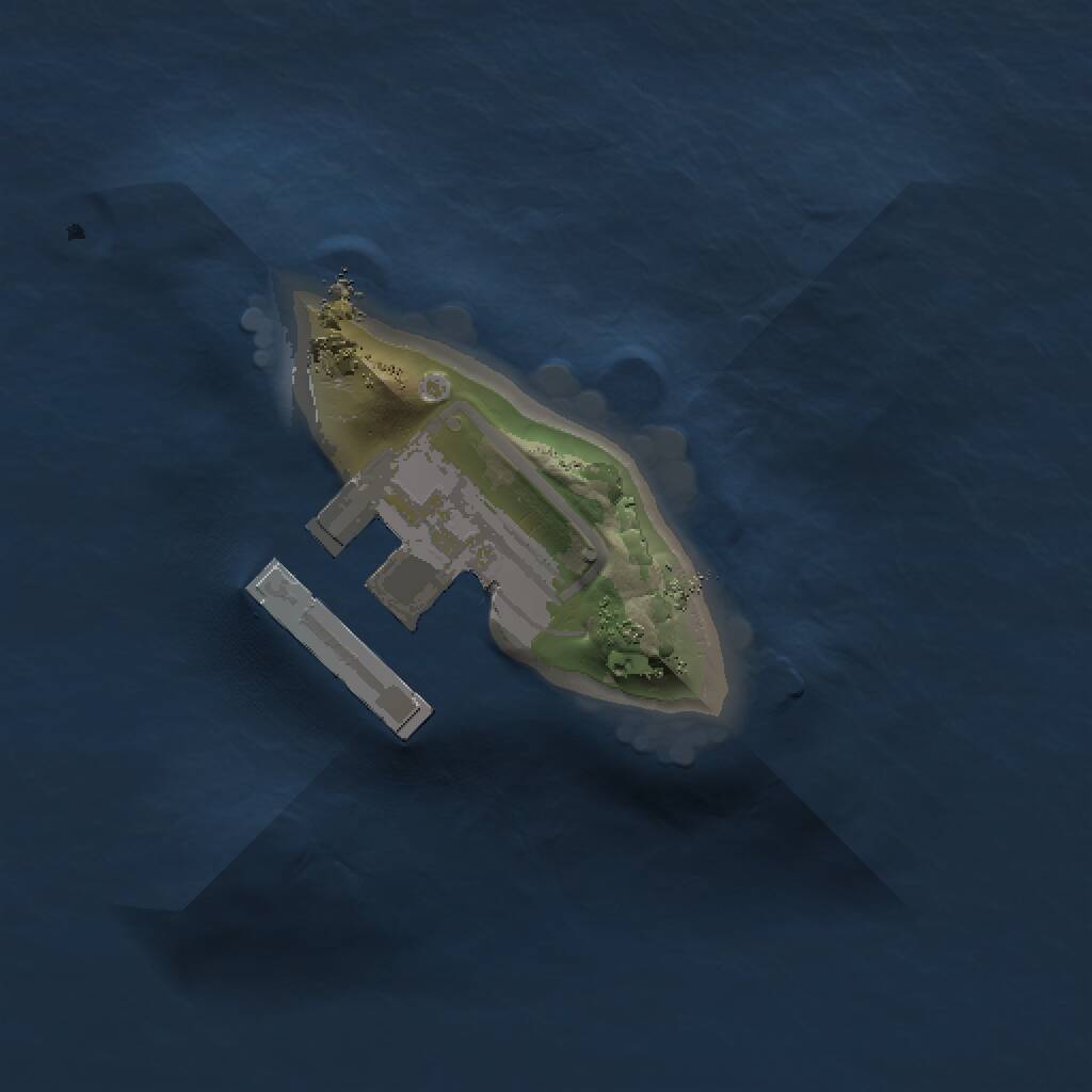 Rust Map: Procedural Map, Size: 1000, Seed: 145741, 2 Monuments