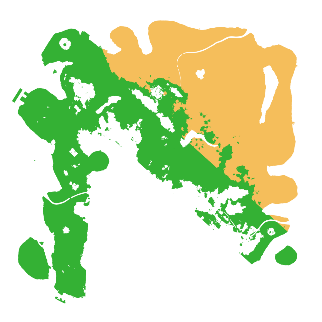 Biome Rust Map: Procedural Map, Size: 4250, Seed: 888963