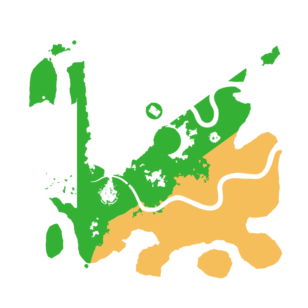 Biome Rust Map: Procedural Map, Size: 3000, Seed: 622419951