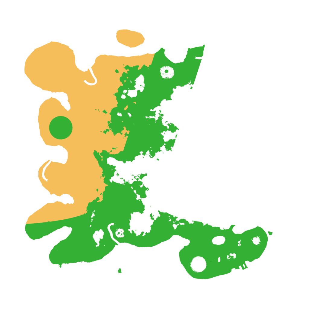 Biome Rust Map: Procedural Map, Size: 3500, Seed: 1456858655