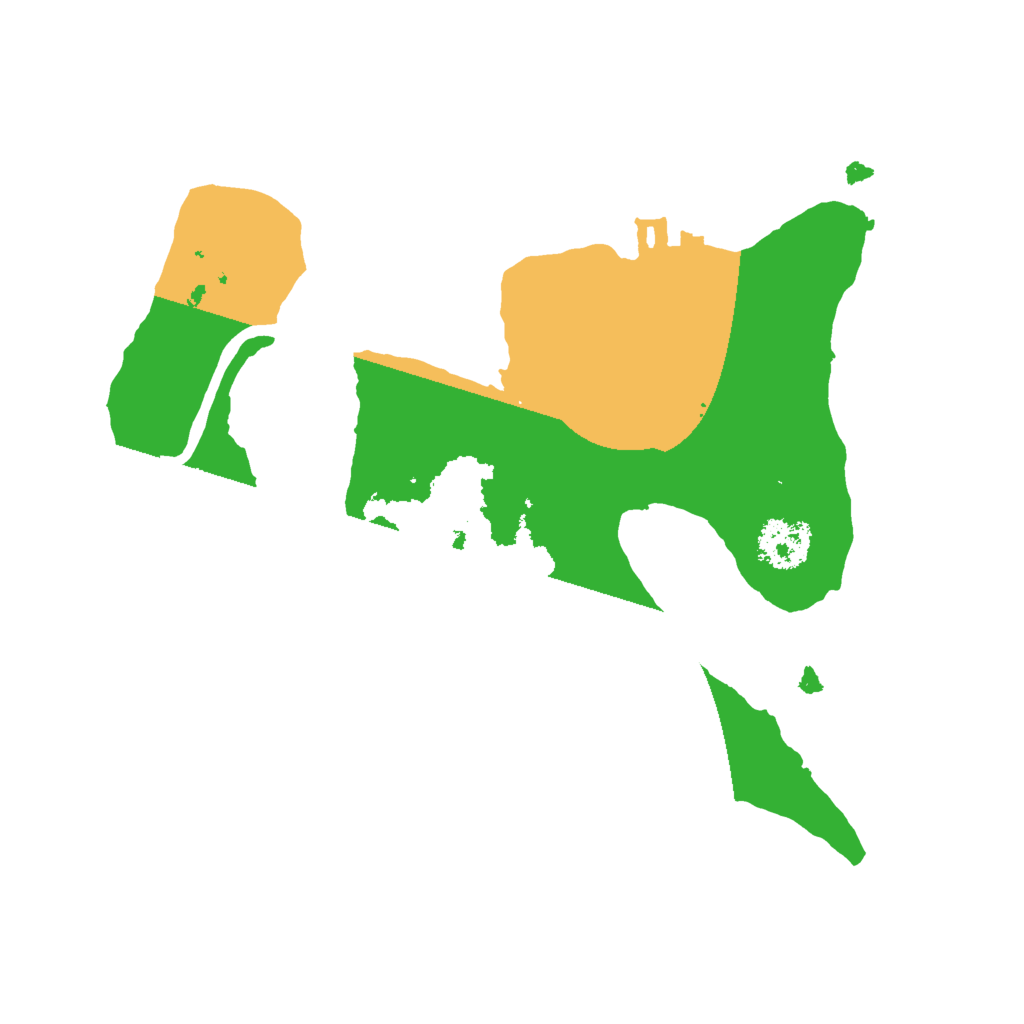 Biome Rust Map: Procedural Map, Size: 2000, Seed: 406240213