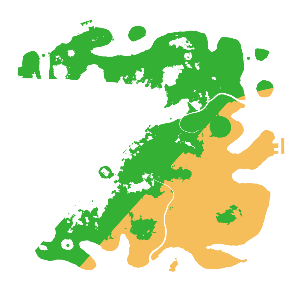 Biome Rust Map: Procedural Map, Size: 3800, Seed: 675705782