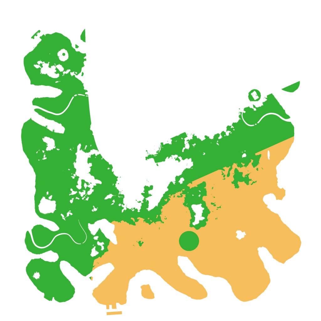 Biome Rust Map: Procedural Map, Size: 4250, Seed: 784623454
