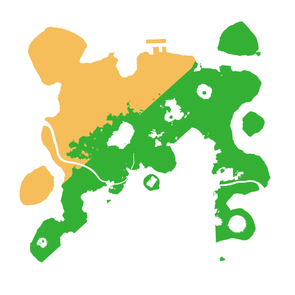 Biome Rust Map: Procedural Map, Size: 3000, Seed: 2005577580