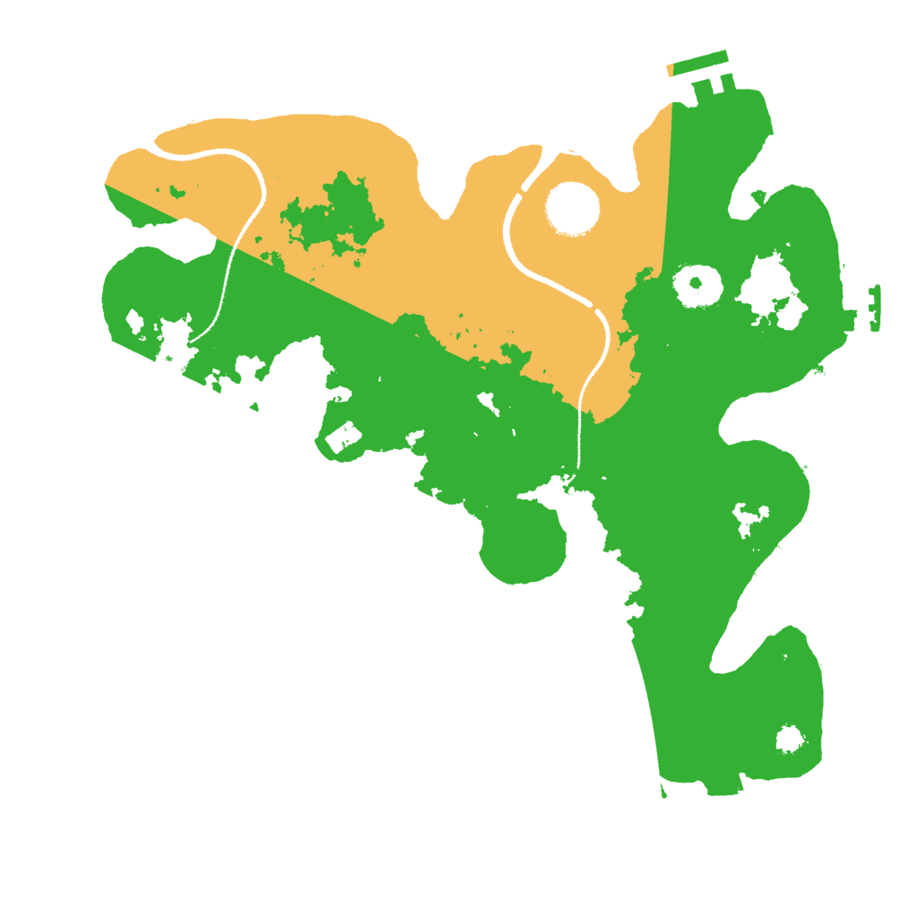 Biome Rust Map: Procedural Map, Size: 3000, Seed: 1276650936