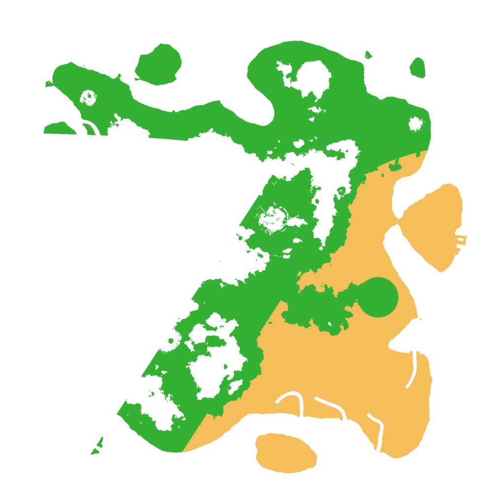 Biome Rust Map: Procedural Map, Size: 3300, Seed: 100816564