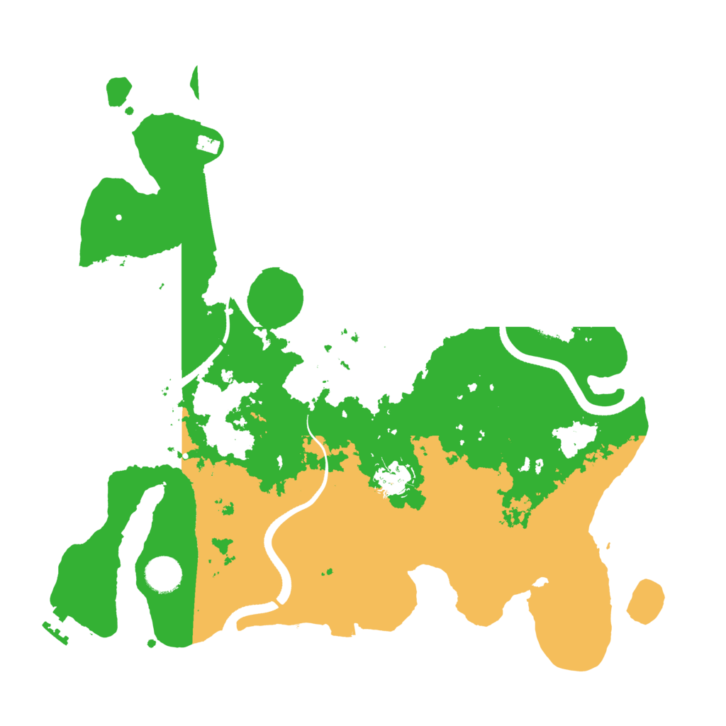Biome Rust Map: Procedural Map, Size: 3500, Seed: 352484629