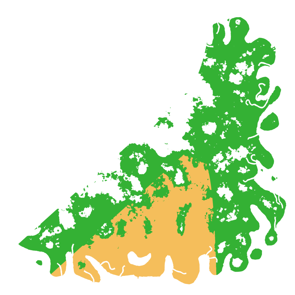 Biome Rust Map: Procedural Map, Size: 6000, Seed: 601456