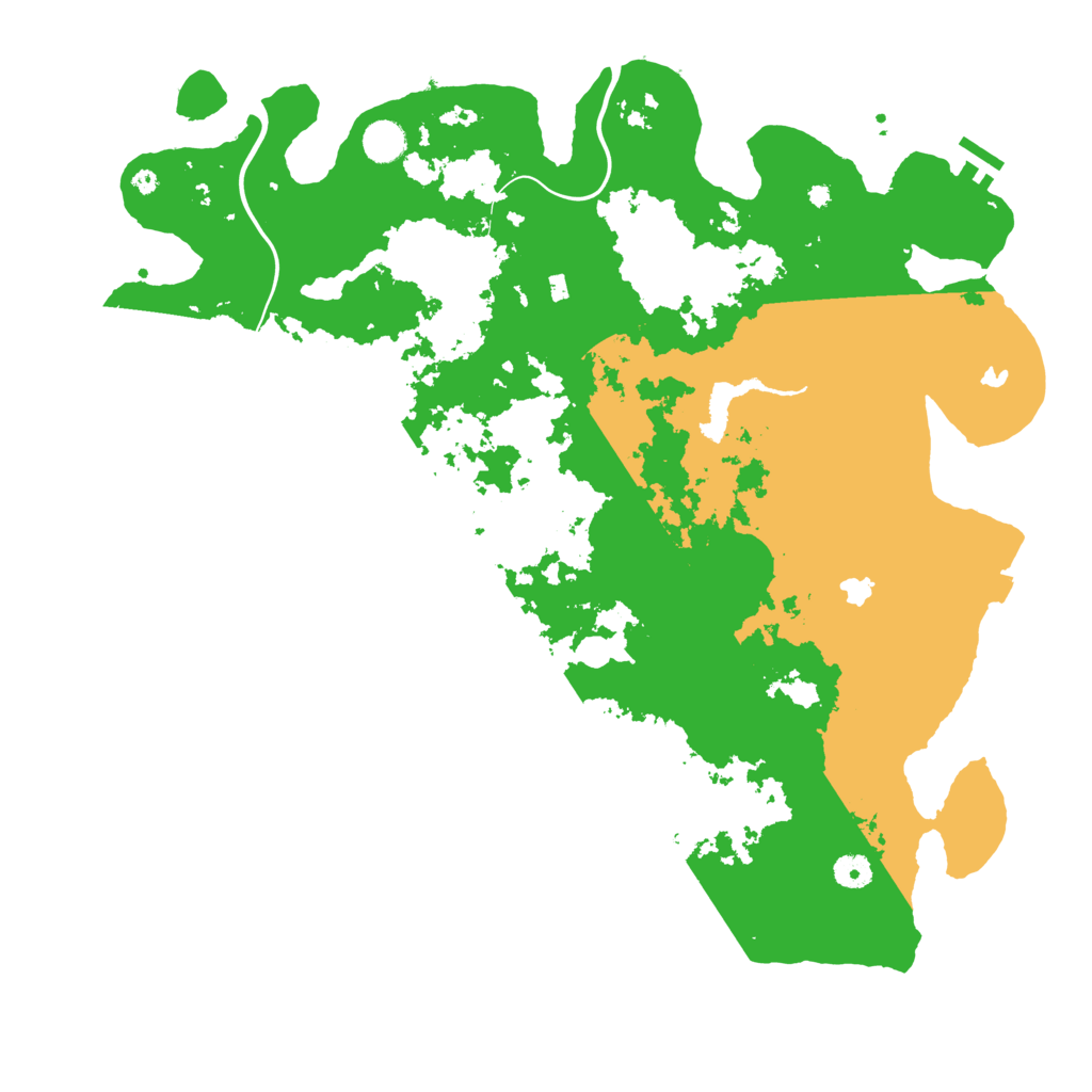 Biome Rust Map: Procedural Map, Size: 4500, Seed: 1429984741