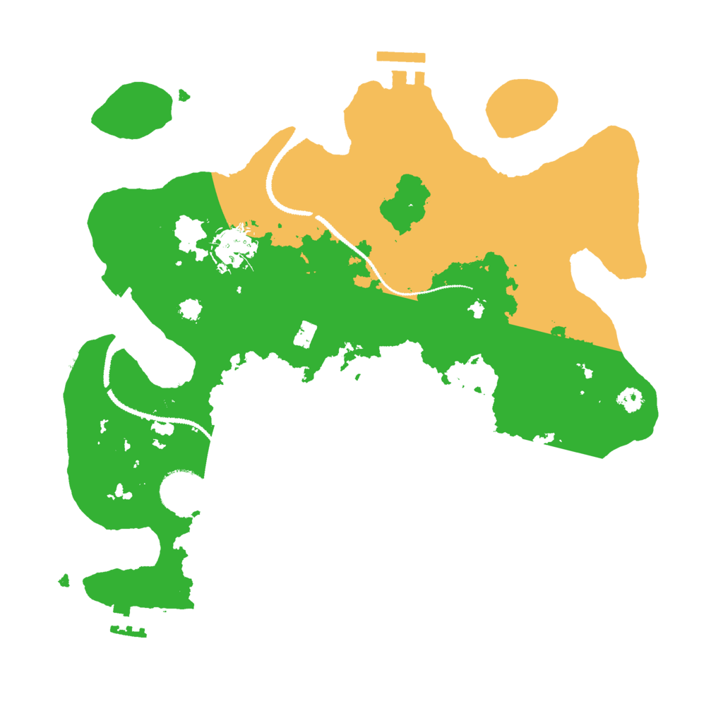 Biome Rust Map: Procedural Map, Size: 3000, Seed: 323312