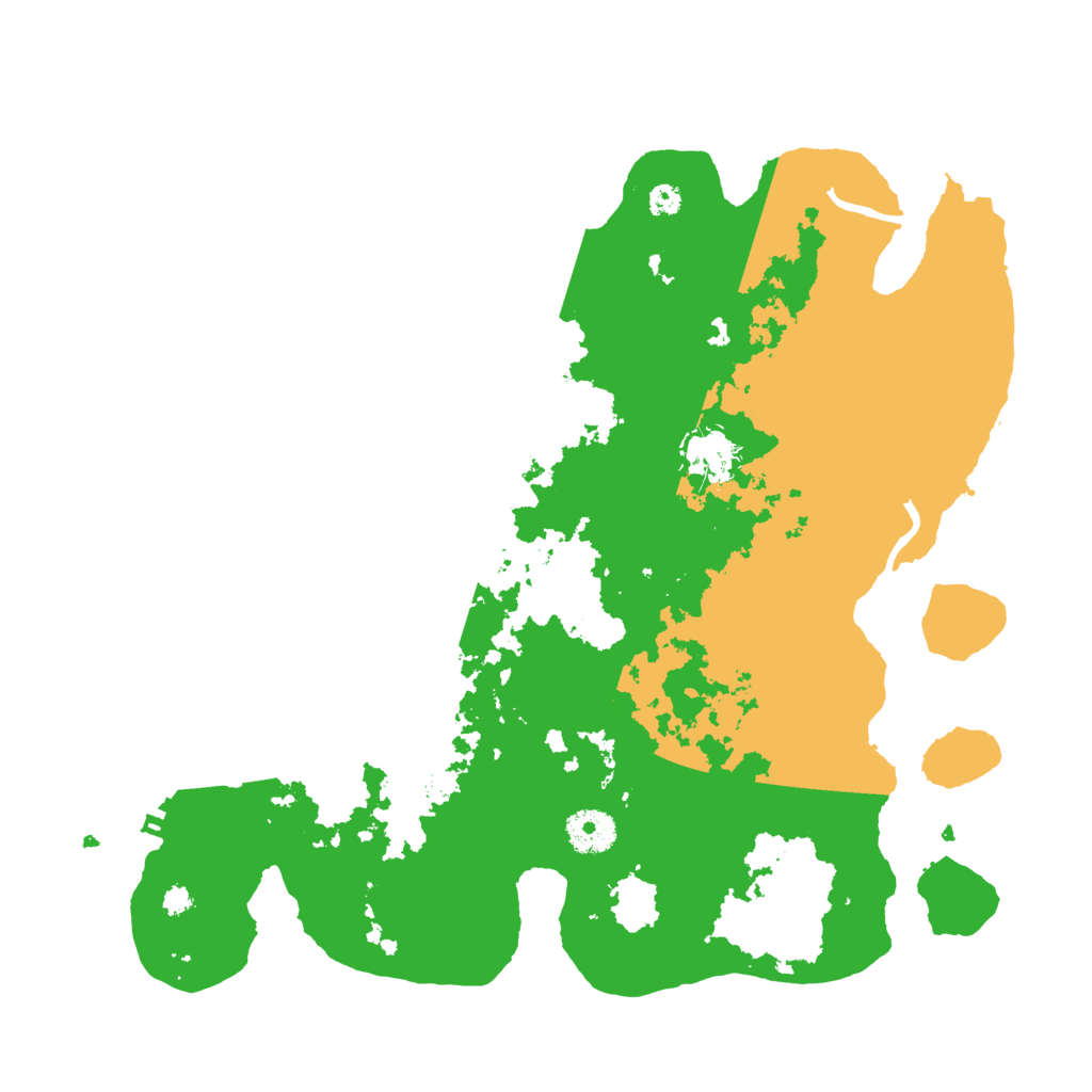 Biome Rust Map: Procedural Map, Size: 3500, Seed: 1122298677