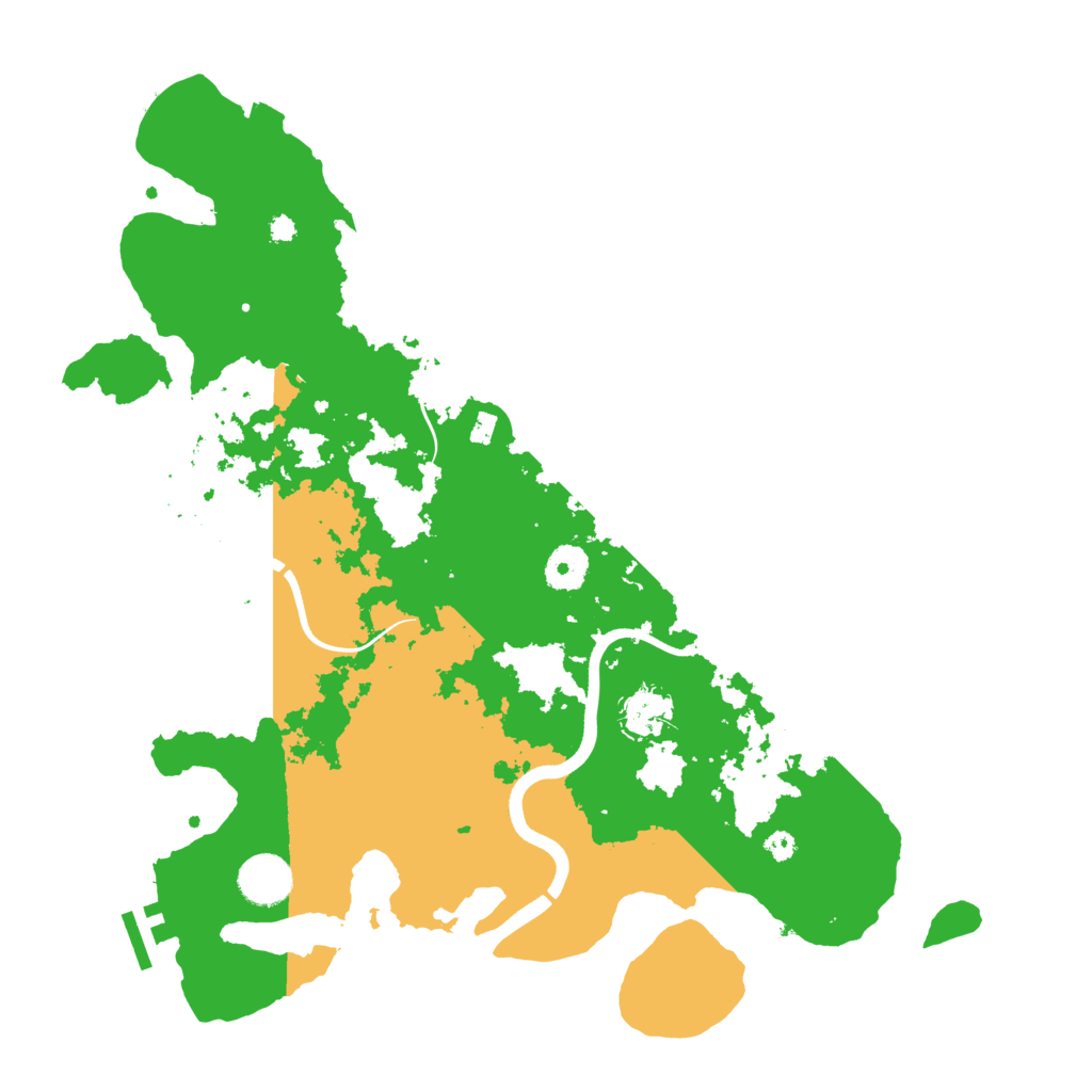 Biome Rust Map: Procedural Map, Size: 3700, Seed: 870291978